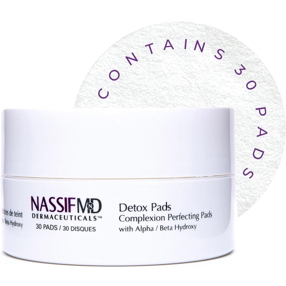 NassifMD Dermaceuticals Skincare Detox Pads NEW NWT NIB Beauty Skincare - Picture 1 of 11